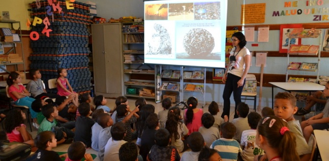 SAAE faz palestra sobre poluio em escola 