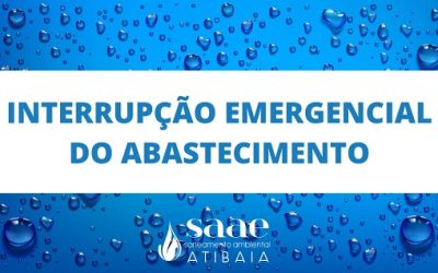 Interrupção emergencial do abastecimento