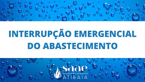 Interrupção emergencial do abastecimento